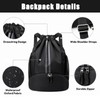 Waterproof Drawstring Backpack for Gym & Swim – Lightweight Sports