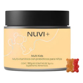 Gomitas De Vitaminas + Minerales Para Niños Sin Azucar Nuvi+ Tutti Frutti