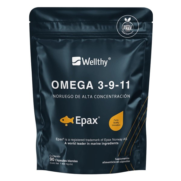 Wellthy Omega 3, 9, 11 Epax 90 Cpsulas. El aceite