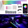 Acrylic Interior Car LED Strip Lights, Dreamcolor 10-in-1 Car Ambient