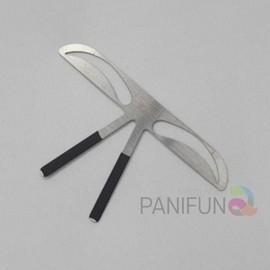 Eyebrow frame arched round eyebrow ruler eyebrow curver eyebrow drawing guide drawing women's eyebrows 2ea