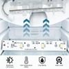 5PCS WR55X26671 LED Light Board for GE Refrigerator and Freezer,