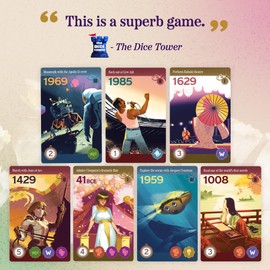 Underdog Games Trekking Through History: The Award-Winning Family Board Game | Great for Kids Ages 10 and Up & No History Knowledge Needed | Easy to Learn & Fun for Family Game Night | Designed