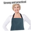 ABOOFAN Oil Kitchen Apron Waterdrop Resistant Bib Apron with Pockets