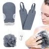 Yuka Washing, Rubber Back Scrub, Mud Gloves, Avalanched, Double-sided Use,