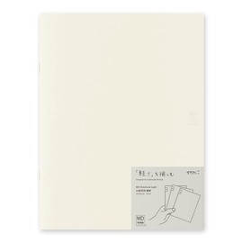 DESIGNPHIL Midori 15307006 Notebook, MD Notebook, Light, A4 Variable Size, Horizontal Ruled, Set of 3 A