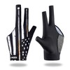 CybGene Billiard Pool Gloves for Left Hand 3 Finger, Quick-Dry