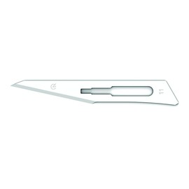 GIMA - Sterile Disposable Carbon Steel Blade No.11 Pack of 100 27001