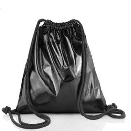 Glamexx24 Gym Bag Backpack Gym Bag 38 x 42 cm Sports Bag Women Men Children Gym Bag for Painting, black