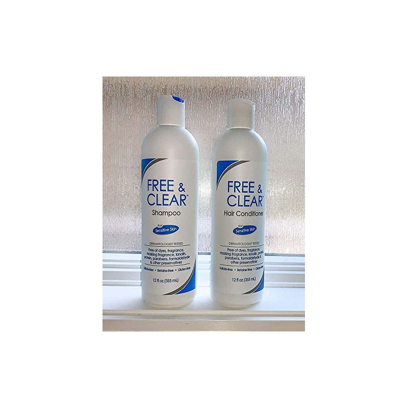 Free & Clear Shampoo, 12 oz (Pack of 3)
