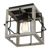 Tawson Amos Modern Farmhouse 1-Light Flush Mount Light with Hand