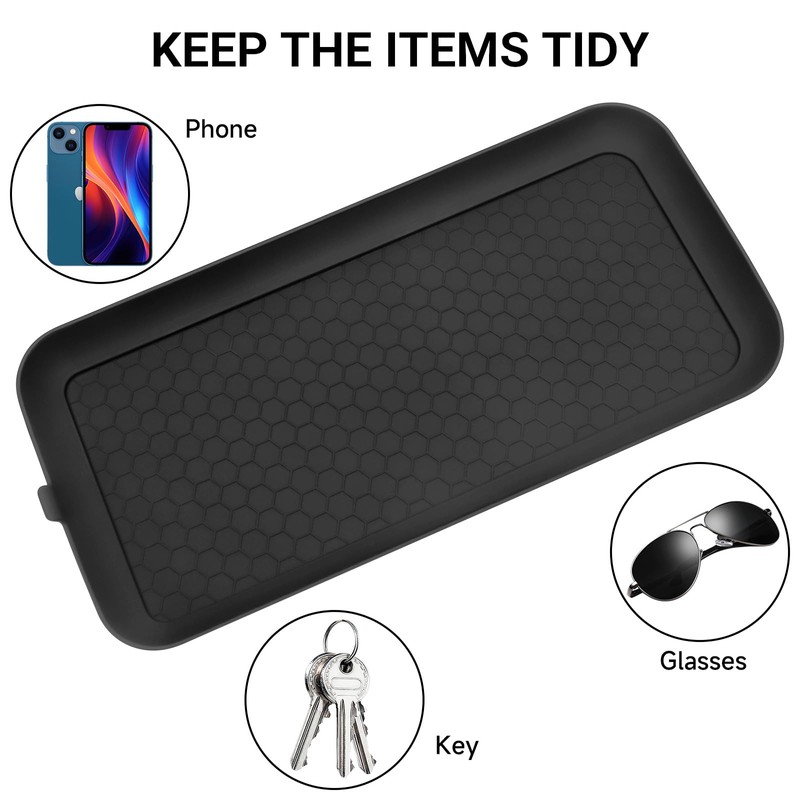 Hellet Center Console Tray Liner for Chevy 1999-2007 Silverado Tahoe