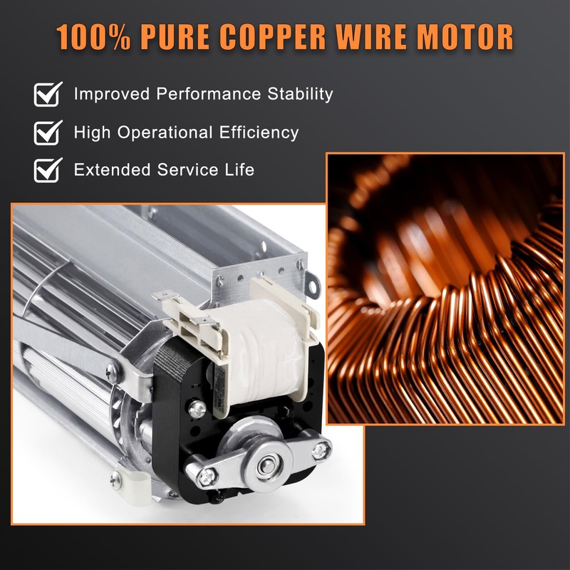 Criditpid UZY6 Blower Fan for Superior, Lennox, BIS, Astria Fireplaces,
