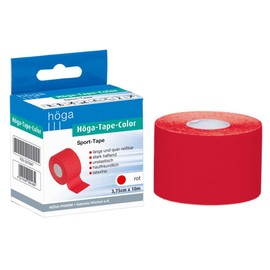 Höga -Tape Colour, 3.75 cm x 10 m, red, sports tape, 1 pack (1 x 103 g)