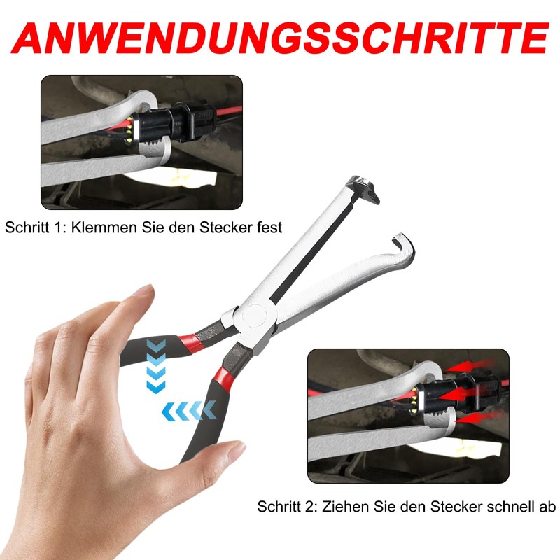 2Pcs Elektrische Trennzange - Elektro-installationszange, Elektriker Zange Spitzzange, Flachrundzange Kombizange