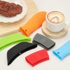 uxcell 4 Pcs Silicone Assist Hot Pan Handle Holder Hot