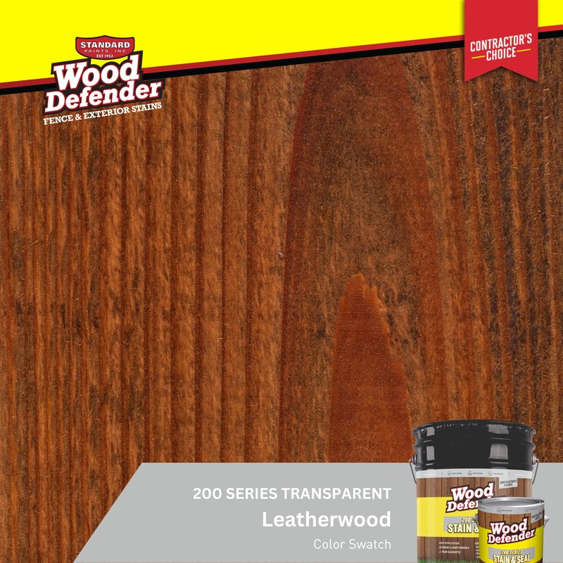 Wood Defender 200 Series Leatherwood Transparent Stain & Sealer Gallon