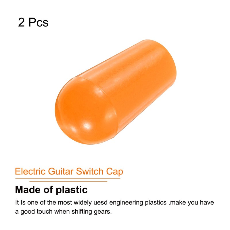 QUARKZMAN 2pcs Guitar 3 Way Pickup Switch Tip M4 Plastic