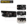 HEADLIGHTSDEPOT Halogen Fog Light Kit With Clear Lens Compatible With