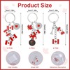Guiqulai 12 Pcs Canada Keychain, Canada Flag Keychains Maple Leaf