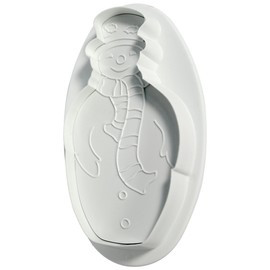 PME Snowman Plunger Cutters, Small/Medium Sizes, Set of 2, White