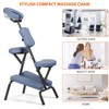 Segawe Portable Tattoo Massage Chair PU Leather Folding Table Salon