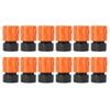 12Pcs Hose Quick Coupling Connector Fitting G3/4 Female Thread Garden