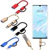 Universal 2 In1 Type C Micro USB Male To USB