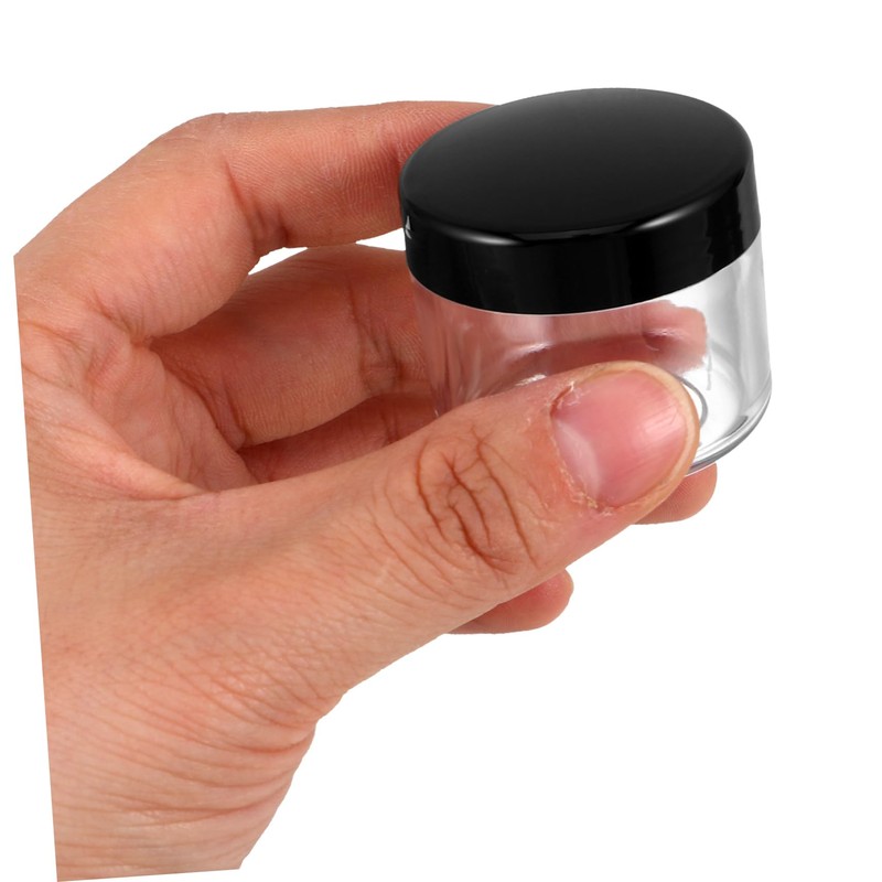 BIUDECO Cosmetic Sample Boxes Set 9pcs Travel Jars Facial Cream