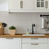 SYZOW 6 Pack Hole Center 160mm Kitchen Cabinet Handles Brushed