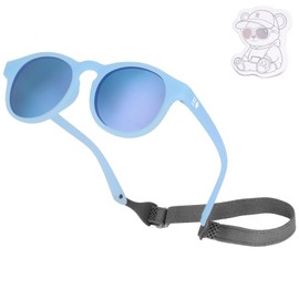 HECCEI Baby Sunglasses Pebble ColourShift 0-24 Months, Polarized UV Protection Sunglass Polarized UV Protection Sun glasses for Toddler Newborn Boys Girls