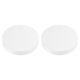 PATIKIL 4.5"/114mm ID PVC Pipe End Cap Fitting, 2 Pack Furniture Grade Plug Coupling Socket for DIY, Garden
