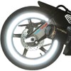 customTAYLOR33 White/Silver/Chrome High Intensity Grade Reflective Copyrighted Safety Rim Tapes