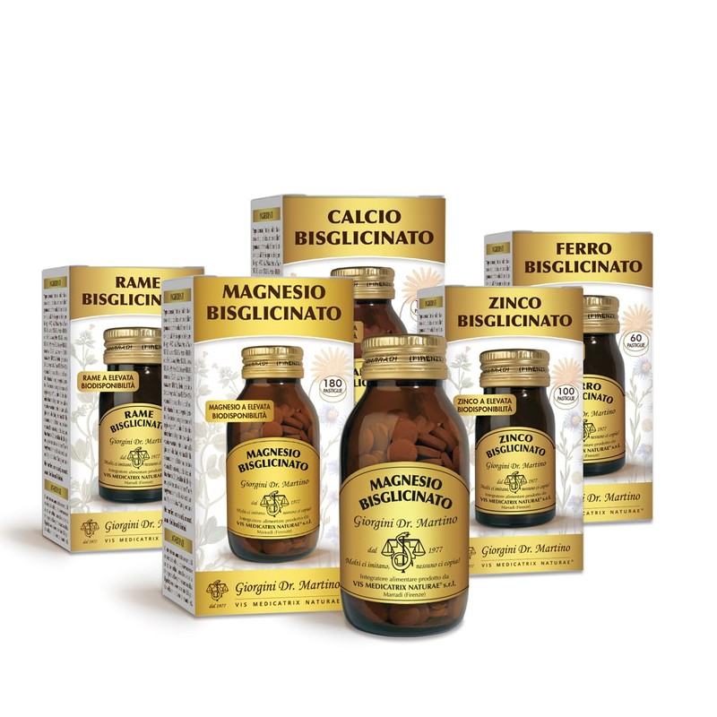 MAGNESIO BISGLICINATO Pastiglie - 30 g (Magnesio ad elevata biodisponibilità,