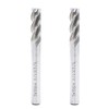 AUTOTOOLHOME 1/4 inch HSS 4 Flutes End Mills Milling Cutter
