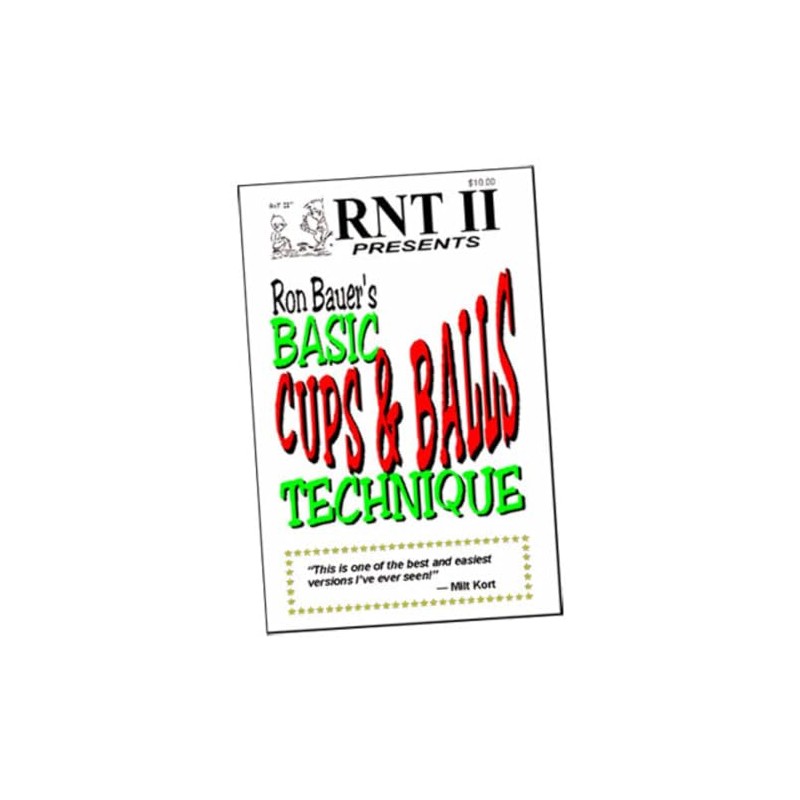 Murphy's Magic Supplies, Inc. Basic Cups & Balls Technique Book
