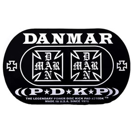 DA 210DKIC Danmar Double Bass Drum Impact Pad (Iron Cross)