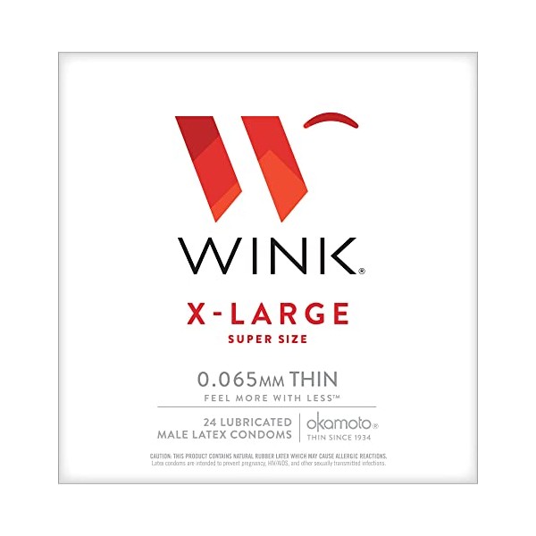 WINK X-Large Condoms, 24 count