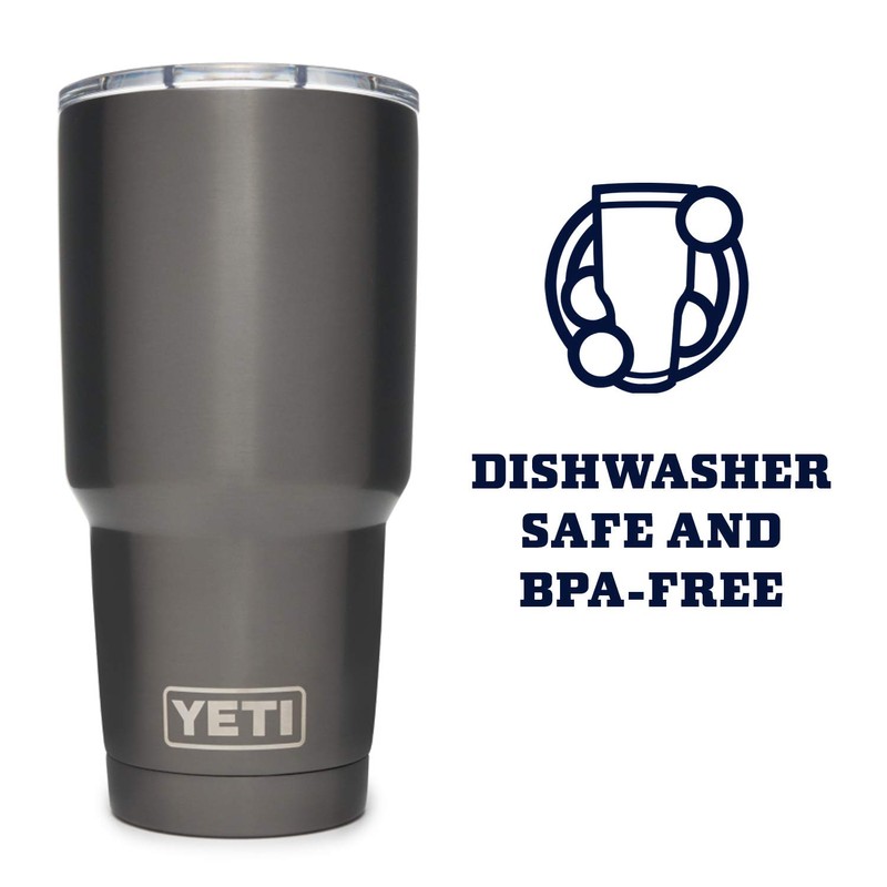 YETI Rambler 30 oz Tumbler Retired Colors, Stainless Steel, Vacuum