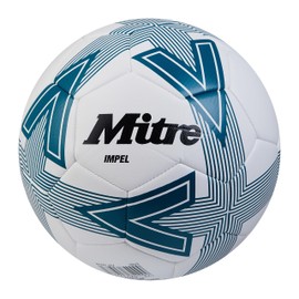 Mitre Impel L30P Football, Highly Durable, Shape Retention, White/Green, 4