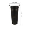 Healifty Metal Umbrella Stand, Round Umbrella Bucket, Freestanding Umbrella Holder,