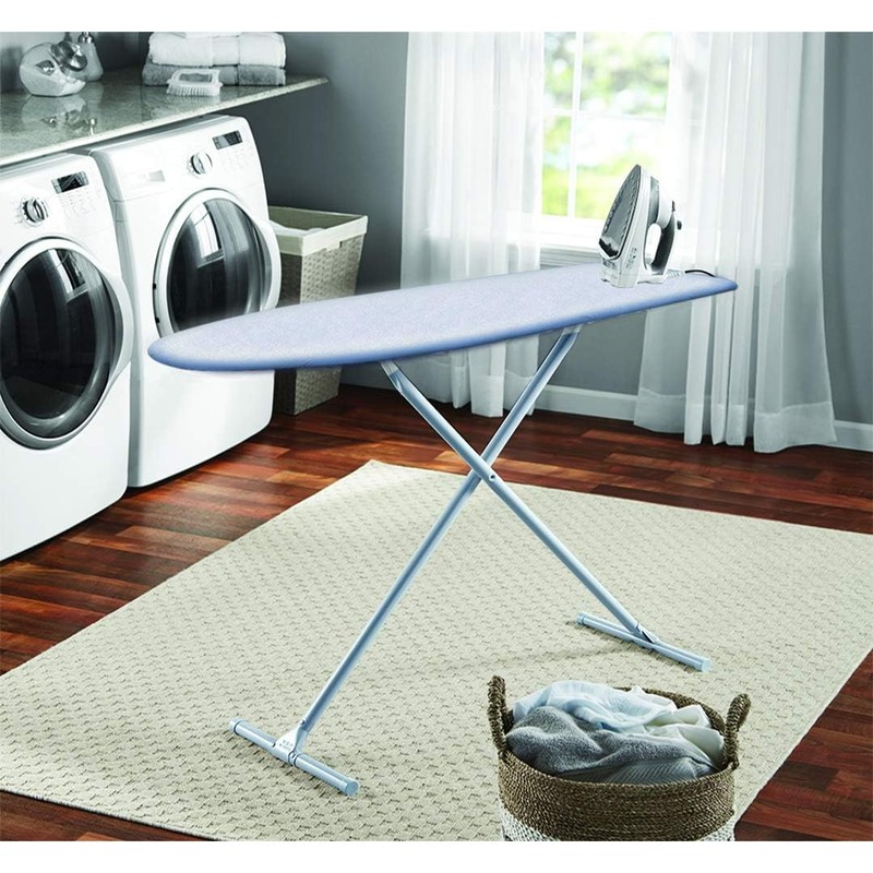 SheeChung Ironing Board Cover and Pad 18x54,Extra Thick Cotton Cover,Scorch