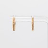 INFINITY 18K Gold Plated Earrings for Woman | Fancy hoop