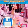 6 Pcs Silicone Floppy Disk Coaster - 6 Bright Colors