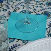 Stxy's 3ply Teal Napkins Disposable with (Non-Toxic Ink) Beverage Turquoise