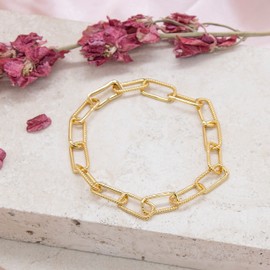 Tuscany Silver Sterling Silver Half Twisted Link Necklace Bracelet, Silver