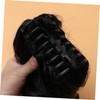 Outanaya Synthetic Ponytail Wig Clip Fluffy Short Messy Curls Claw