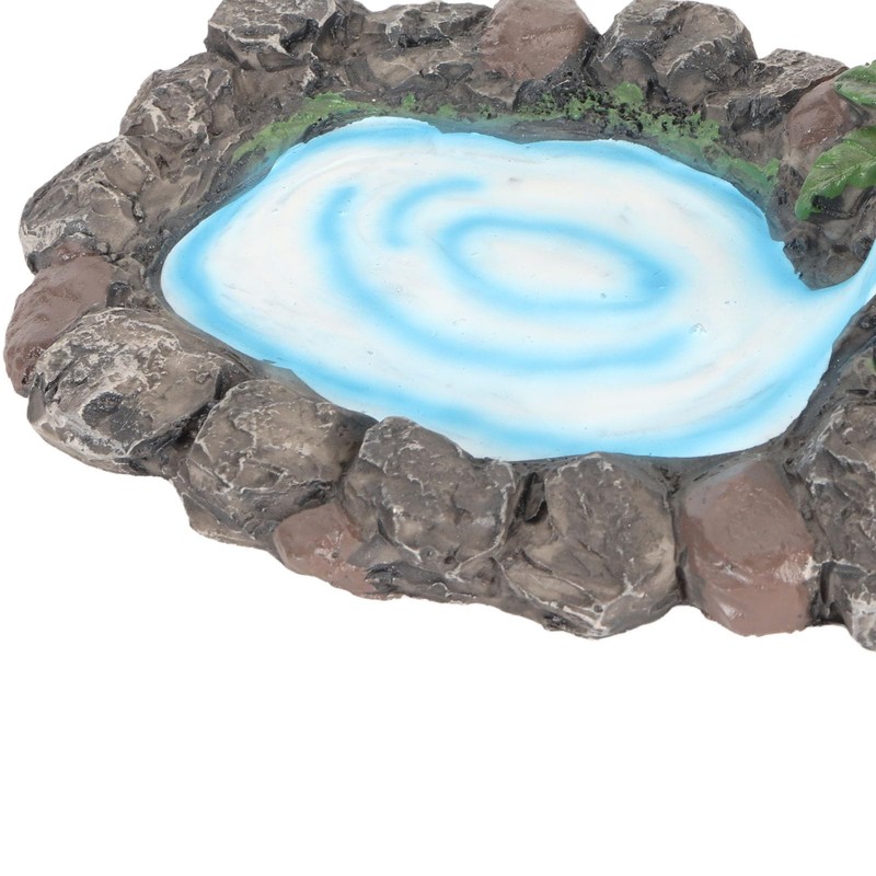 Trywise Hand Drawn Miniature Pond Fairy Garden Miniature Pond Realistic