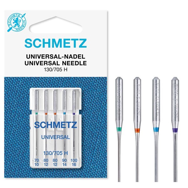 SCHMETZ Domestic Sewing Machine Needles | 5 Universal Needles 130/705