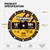 Hardwin 10-Inch 50-Teeth ATB Circular Saw Blade with 5/8 Inch